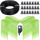 thumbnail image 2 of 1Kit 100-10m Greenhouse 2L 4 L 8L/H Drip Irrigation 4-way 3/5mm Drip Transmitter Irrigation Watering System for Pot Garden Lawn He Qiyong unisex, 2 of 2
