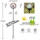 thumbnail image 3 of Hdnicezm Molino De Viento Solar Con Iluminación Led Multicolor Por Bola De Cristal Con Energía Solar Con Esculturas De Viento Cinéticas, Adorno Decorativo Para Césped De Doble Dirección, 3 of 5