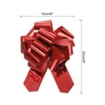 thumbnail image 2 of Unique Bargains 10pcs 6' Metallic Large Big Pull Bow Glitter Gift Wrapping Bows Ribbon for Wedding Baskets Presents Christmas, Red, 2 of 6