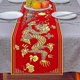 thumbnail image 1 of Camino de mesa chino, 1 mantel rojo con dragón del zodiaco chino, 180x35cm, Año Nuevo Lunar 2024, cubierta de mesa con estampado de dragón dorado para el Festival de Primavera, 1 of 4