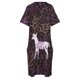 thumbnail image 4 of Vestido morado con bolsillos sueltos de ciervo y unicornio. Vestido para embarazadas, estilo coreano, para noche., 4 of 6