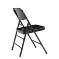 thumbnail image 4 of (Pack of 4) NPS® 300 Series Deluxe All-Steel Triple Brace Double Hinge Folding Chair, Black, 4 of 5