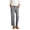 Gray, variant on Wutalume Women's Casual Linen Pants, 7/8 Length Straight Wide Leg Comfy Trousers for Summer Spring,High Waisted, Ideal for Office and Daily,Army Green L