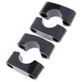 thumbnail image 2 of jiaping 3x1 Pair 22mm Black HandleBar Bar Riser Mount Clamp Adapter Universal 3 Pcs, 2 of 9