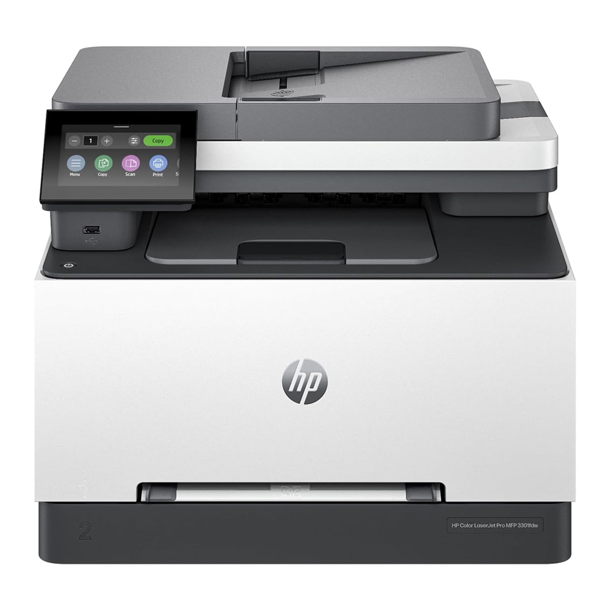 HP Color LaserJet Pro MFP 3301fdw Wireless Printer, Print, scan, copy, fax, Fast speeds, Easy setup, Mobile printing, Best for office, AI-enabled