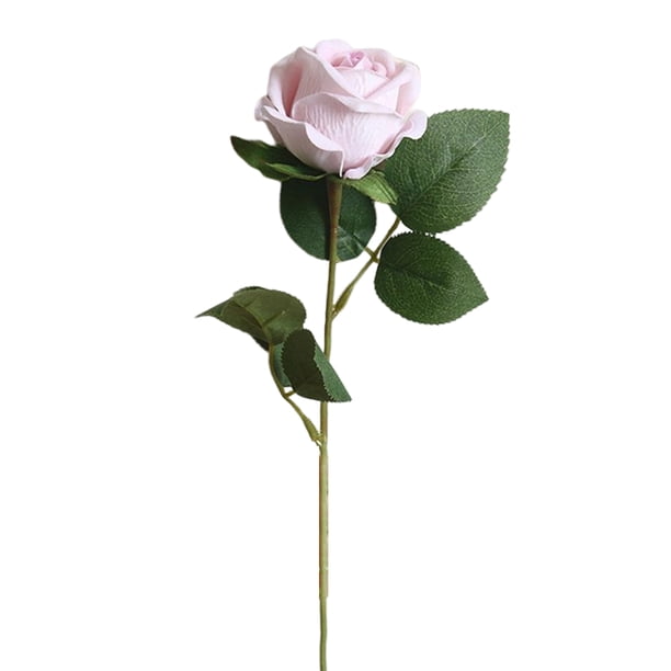 Billuyoard Ramo de rosas falsas Prop Interesante Festival de bodas Decoraciones de bricolaje para interiores Decoración de flores de simulación romántica Kits de decoración para fiestas Rosa Billuyoard HA080058-01
