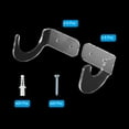 thumbnail image 3 of Light Saber Stand Wall Mount Acrylic Light Sword Display Holder Baseball Bat Rack, Clear 6 Pairs, 3 of 6