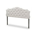thumbnail image 2 of Baxton Studio Aurora Modern and Contemporary Greyish Beige Fabric Full Size Headboard, 2 of 6