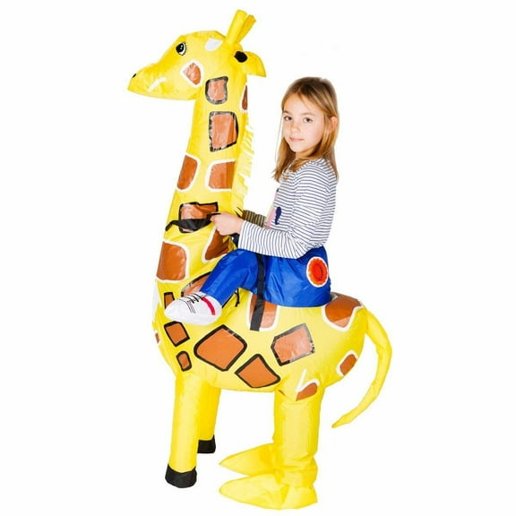 Bodysocks Kids Inflatable Giraffe Fancy Dress Costume