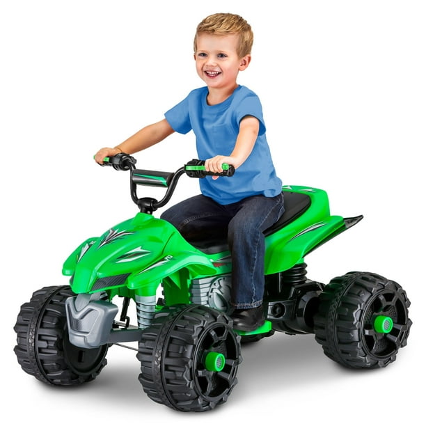 Sport ATV, 12 Volt RideOn Toy by Kid Trax, ages 3+, green Walmart