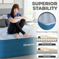 thumbnail image 5 of Beautyrest Comfort Plus 18 in. Queen Size Air Mattress with Built In Pump, High Durability Blow Up Mattress for Guests, Camping, Travel - Plush Cooling Topper, 3-Year Pump Warranty, 5 of 6