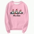thumbnail image 4 of Towmus Sweatshirts for Women Christmas Holiday Pullovers Fun Graphiprint Crew Neck Long Sleeve Gifts Shirt Hoodies Tops, 4 of 4