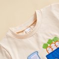 thumbnail image 6 of Okbabeha Toddler Baby Boy Summer Clothes Tractor Carrot Embroidery T-Shirt Casual Shorts Infant Farm Set, 6 of 8