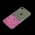 thumbnail image 6 of Case for iPhone XR, Luminous Fashionable Trendy Shiny Glitter Phone Cover, Gradient Non-Yellowing Shockproof with Glamorous Shimmering Protection Case for iPhone XR, Pink, 6 of 6
