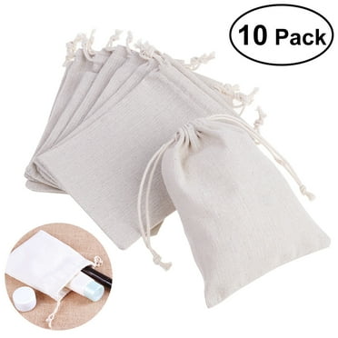 100pcs 3x4 Inch Organza Drawstring Bags - Ivory Wedding Favor & Jewelry Pouches