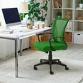 thumbnail image 5 of Furmax Office Chair Mid Back Swivel Lumbar Support Desk Chair, Height Adjustable Computer Ergonomic Mesh Chair with Armrest, Green, 5 of 8