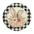 thumbnail image 2 of POLISE Spaces Easter Round Placemat – 15.7x15.7 Inch Polyester Bunny Egg Table Mat, Spring Holiday Dining Table Protector, Washable Reusable Placemat for Home Kitchen Decor, 2 of 6