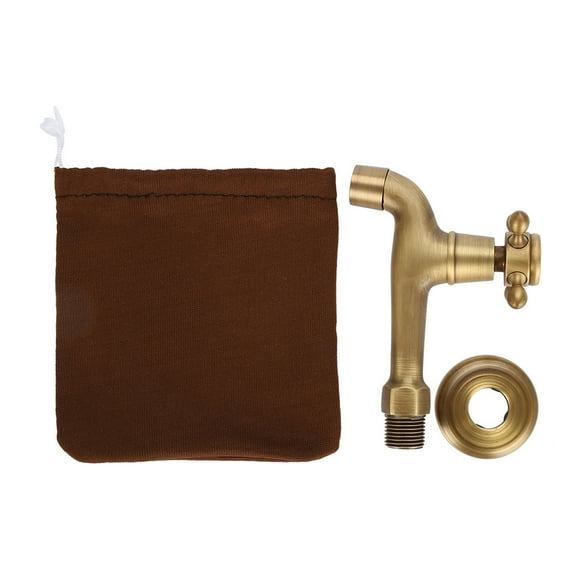 Robinet mural en laiton vintage pour vadrouille, robinet de piscine en laiton massif pour vadrouille, ruban d'eau froide pour évier de cuisine(longue)