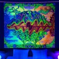thumbnail image 1 of Tapiz Fluorescente Mystic Eye Wall Alfombra para El Sala Estar 100x75cm, 1 of 9