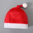 thumbnail image 7 of Two-piece set Baby Santa Outfit Newborn Boy & Girl Christmas Outfits Infant Velvet Romper with Long Tail Santa Claus Hat, 7 of 7