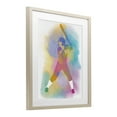 thumbnail image 3 of Stupell Industries Colorful Sports Baseball Birch Framed Print Under Glass, design by Marcus Prime, 16 x 13, 3 of 10