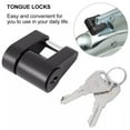 thumbnail image 2 of Zinc Alloy Trailer Lock Padlocks Trailer Tongue Lock Hitch Coupler Lock, 2 of 12