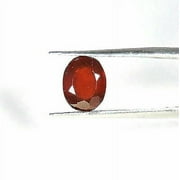 3.05Cts 100% Untreated Natural Red Garnet Axinite Oval Cut Gemstone