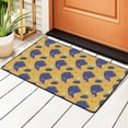 thumbnail image 1 of Abstract Geometric Elements Yellow Rugs Doormat, Non-Slip Machine Washable Carpets Floor Door Mat , 36" x 24", 1 of 7