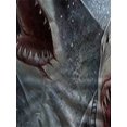 thumbnail image 5 of Men'S Plus Size 3D Shark Print T-Shirt - Vibrant Underwater Design, Casual Crew Neck, Short Sleeve, Lightweight & Breathable For Summer, Perfect For Big & Tall, Stylish Streetwear, PLUS SIZE, 5 of 5