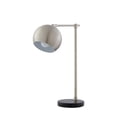 thumbnail image 3 of Posh Living Kendric Table Lamp 5ft Power Cord Marble Stone Base Stainless Steel, 3 of 9
