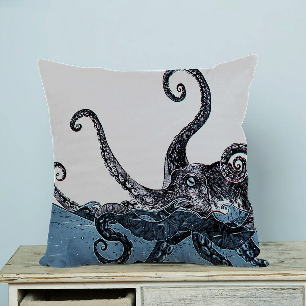 cuddly octopus pillow