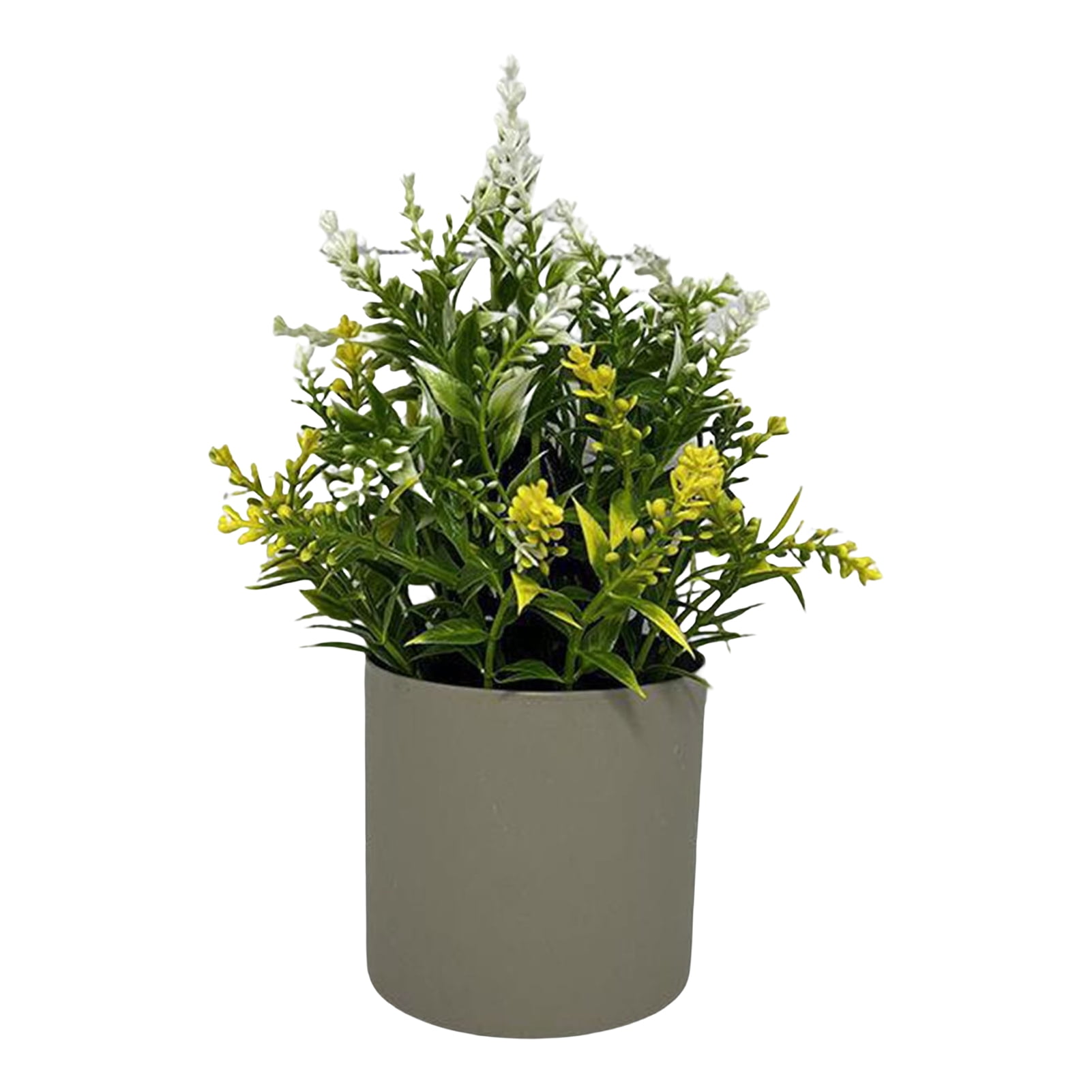 Mini Potted Fake Plants Eucalyptus Rosemary Boxwood Artificial Plastic