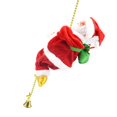 thumbnail image 2 of Kearding Juguete de cuerda de cuentas de escalada alimentado por batería juguete de música Santa Claus entretenido eléctrico decoración de Kits de decoración para fiestas, 2 of 6