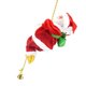 thumbnail image 2 of Billuyoard Juguete de cuerda de cuentas de escalada, juguete de música portátil alimentado por batería, muñeco de peluche de Papá Noel, juguetes, Kits de decoración para fiestas Billuyoard HA018159-00, 2 of 6