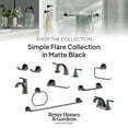 thumbnail image 2 of Better Homes & Gardens Simple Flair 4" Centerset Bathroom Faucet in Matte Black, 2 of 9