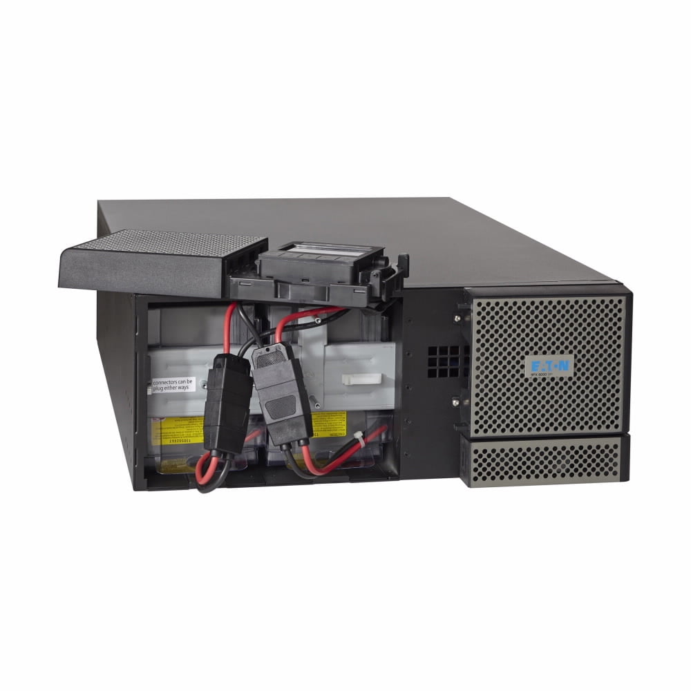 Eaton 9PX UPS, 6U, 5500 VA, 4900 W, L14-30P input, Outputs: (6) 5-20R, (1) L6-30R, (1) L14-30R, Hardwired, 120/208V
