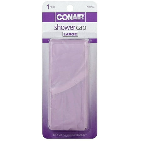Conair Styling Essentials Shower Cap, Large, Color May Vary 1 ea (Pack of 3)