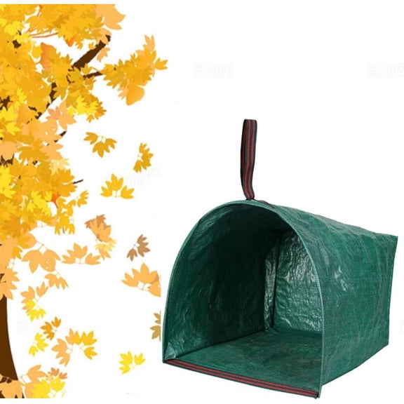 Leaf Bag Holder,Yard Dustpan Garden Bag for Collecting Leaves, 53 Gallon Reuseable Heavy Duty Gardening Bags, Lawn Pool Garden Leaf Waste Bag Leaf Dustpan