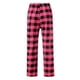 thumbnail image 5 of Karight Womens Fashion Plaid Print Casual Elastic Waist Long Wide Leg Pants, 5 of 5