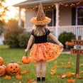 thumbnail image 5 of Women Halloween Costume Outfit With Tulle Skirt, Witch Hat And Coordinated Accessories For Costume Parties, Dance Events, Stage Performances, Photo Sessions, Parades And Dress Up Events, 5 of 8