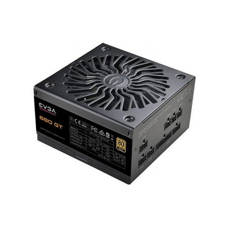 EVGA SuperNOVA 650 GT, 80 Plus Gold 650W, Fully Modular, Auto Eco Mode with FDB Fan, 7 Year Warranty, Includes Power ON Self Tester, Compact 150mm Size, Power Supply 220-GT-0650-Y1