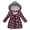 Purple, variant on Girls' Insulated Winter Hoodie Toddler Girls Winter Long Sleeve Fashion Thick Warm Hooded Down Soft Coat Down Paraks Baby Winter Coat Kids' Insulated Winter Jacket With Hood