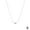 Silvery, variant on Golden Little Love Simple Necklace Temperament Clavicle Necklace# Minority L1S9