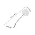 thumbnail image 2 of LEORX 2Pcs White Felt Metal Bass Drum Beaters for Percussion Instrument Accessories, 2 of 8