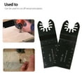thumbnail image 4 of EZONEDEAL 10pcs Oscillating Multi Tool Saw Blades Wood Metal Cut Cutter For Dewalt Fein, 4 of 5