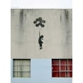 thumbnail image 2 of Anonymous (attributed to Banksy) 19x24 White Modern Wood Framed Museum Art Print Titled - Building in Bristol (graffiti attributed to Banksy), 2 of 4