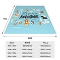 thumbnail image 3 of Sikiie Let's Go on an Adventure Ultra-Soft Micro flannel Blanket Luxury All Seasons Warm Blanket for Bedding Sofa and Travel (4 sizes)-80"x60", 3 of 7