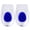Blue-L size, variant on Heel Cushion Inserts, Gel Heel Cups, Heel Support Heel Inserts