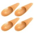 thumbnail image 3 of Shisuyan 4pcs Wood Small Scoops Compact Tea Spoons Multi-function Tea Scoops Kung Fu Tea Spoons Supplies, 3 of 9