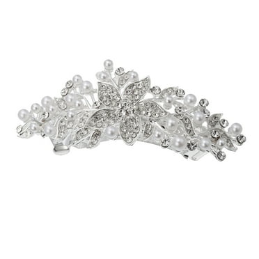 2 Count Rhinestone Hair Clip Hair Pin Hair Clip Hairpin for Women Headwear for Women Flower Hairpin Miss